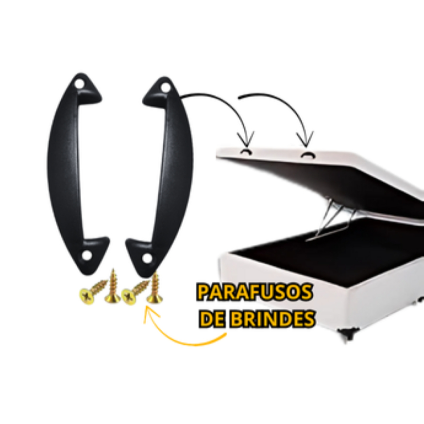 Puxador para cama box / portas / Armários - Alça Plástica (1 PAR).