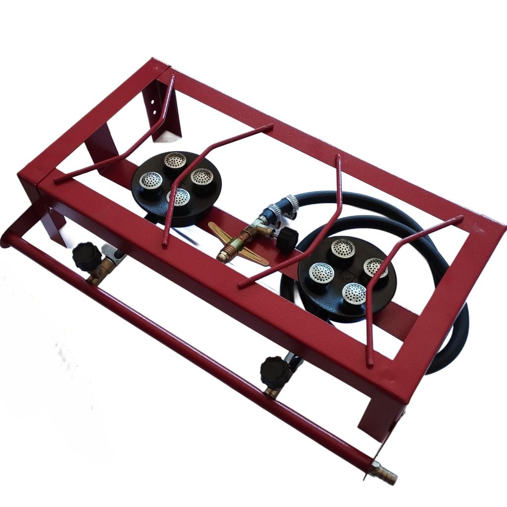 Fogão Caminhoneiro  2 bocas ( Alta Pressão C/ Mangueira ) em Oferta na Shopee