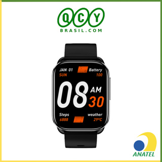 Smartwatch QCY GS S6 Bluetooth, Esportivo Corrida Ciclismo, Monitoramento Cardiaco e Saúde em Oferta na Shopee