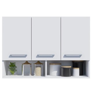 Armário 3 Portas Móveis ClickForte Aéreo Parede Móveis ClickForte — R$ 157,06 em Shopee