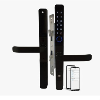 Fechadura Impressão Digital Biométrica Slim Alumínio Senha B8 Senha e Tag Moderna Bloqueio de impressões digitais em Oferta na Shopee