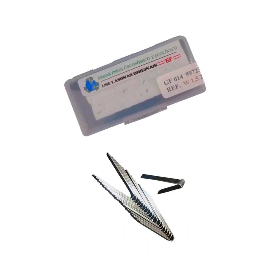 LAMINA FACA MAQUINA DE FRISAR PNEUS 1,5MM CX 20 UND