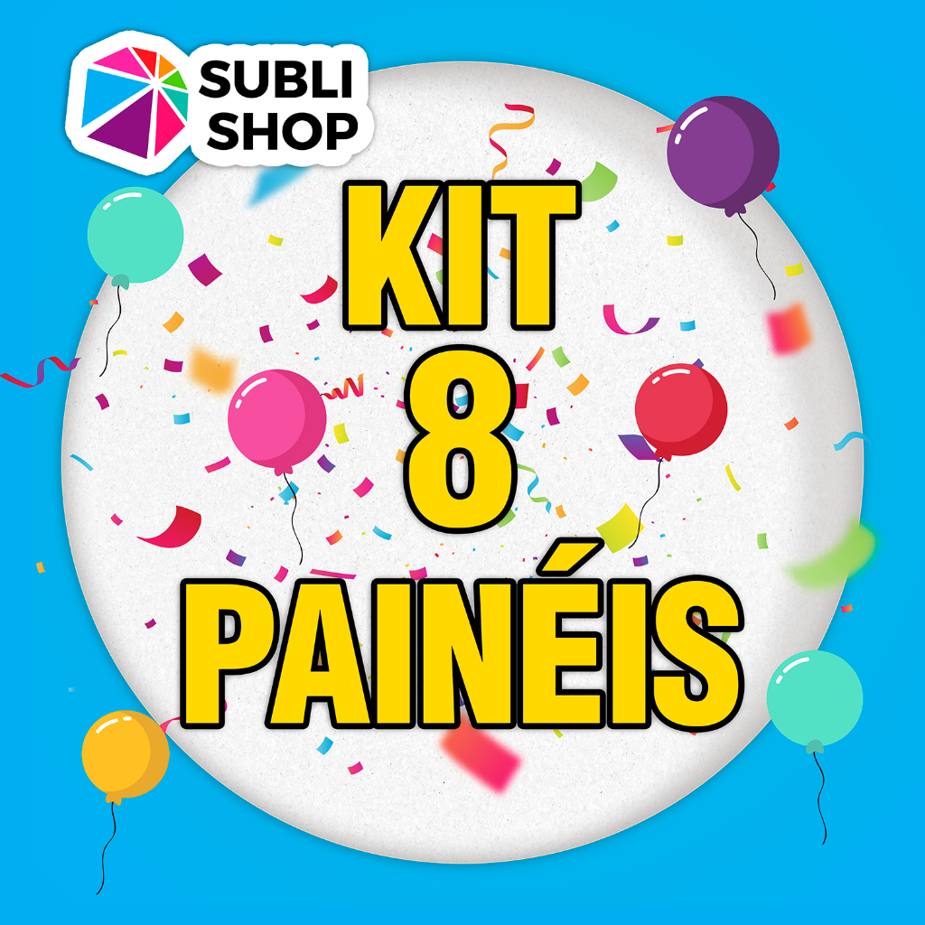 Kit Painéis 8 Redondo 50x50 cm Tecido Sublimado Escolha seu Tema em Oferta na Shopee