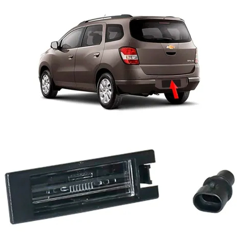 Lanterna de Placa GM Cobalt 12/17 Spin 2013/ E  Agile 10/14 Com Soquete Original DSC 6008S 13251936