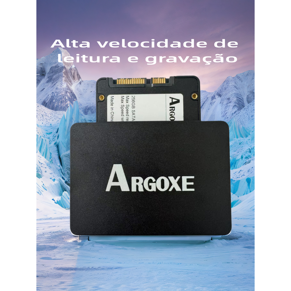 SSD 256GB SATA 2,5 DE Disco sólido interno ALTO DESENPENHO preto