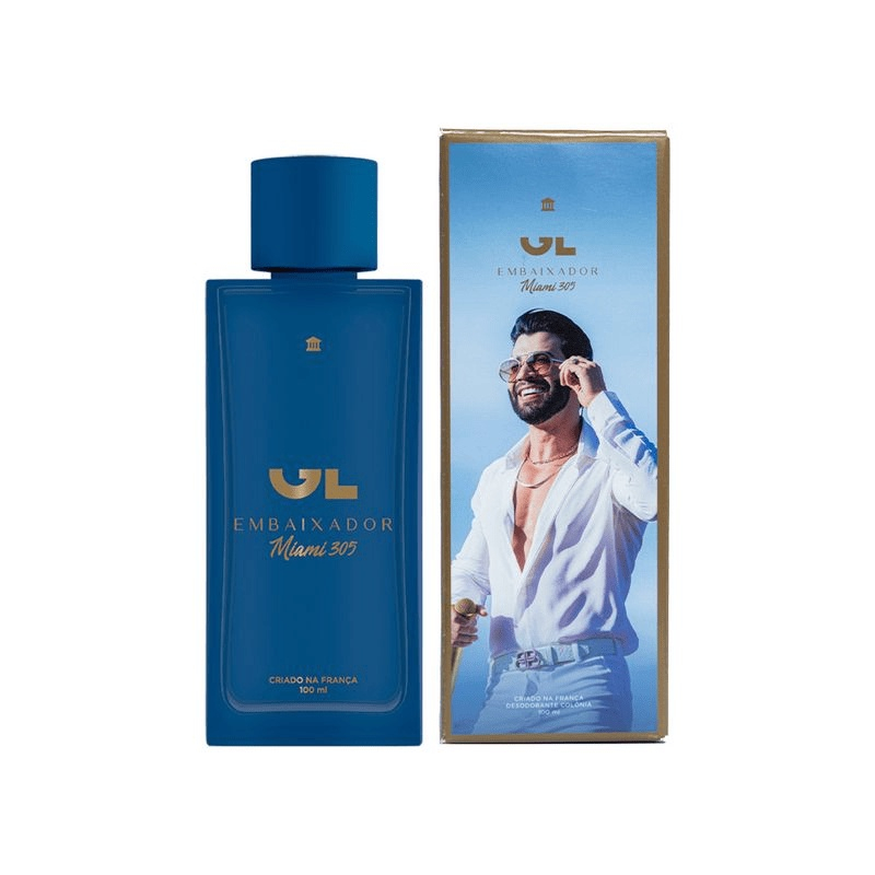 Perfume Gusttavo Lima GL Embaixador Miami 305 Deo Colônia 100ml - Masculino