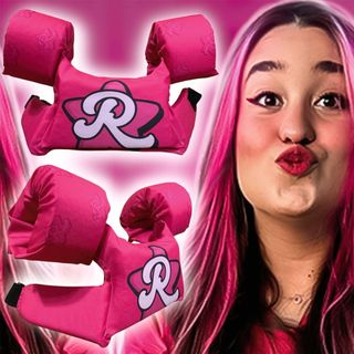 Boia Colete Salva Vidas Grupo dos Rosas Emilly Vick Estampado Menino Menina até 25kg Não Fura Praia.