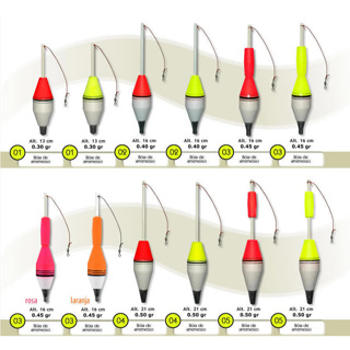Boia de Pesca Torpedo Pino Boias Barão Arremesso Vários Tamanhos e Cores em Oferta na Shopee