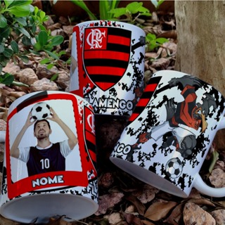 Caneca de Porcelana Personalizada com foto Times de Futebol dia dos pais em Oferta na Shopee
