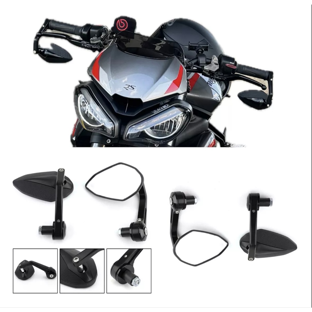 Retrovisor Esportivo MT03 MT07 MT09 Street Triple 675 e 765 Universal