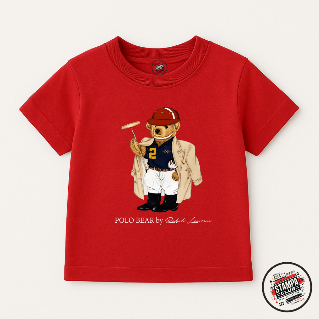 Detalhes do Camiseta Premium Infantil Juvenil Bear Urso Estilosa 100% Algodão