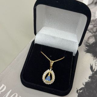 Colar Nossa Senhora Aparecida Gota Caixinha Ouro 18k