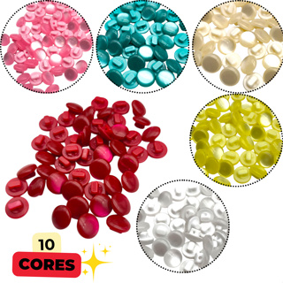 Grosa Botão costura c/ pézinho - tam 14 16 18 - diversas cores em Oferta na Shopee