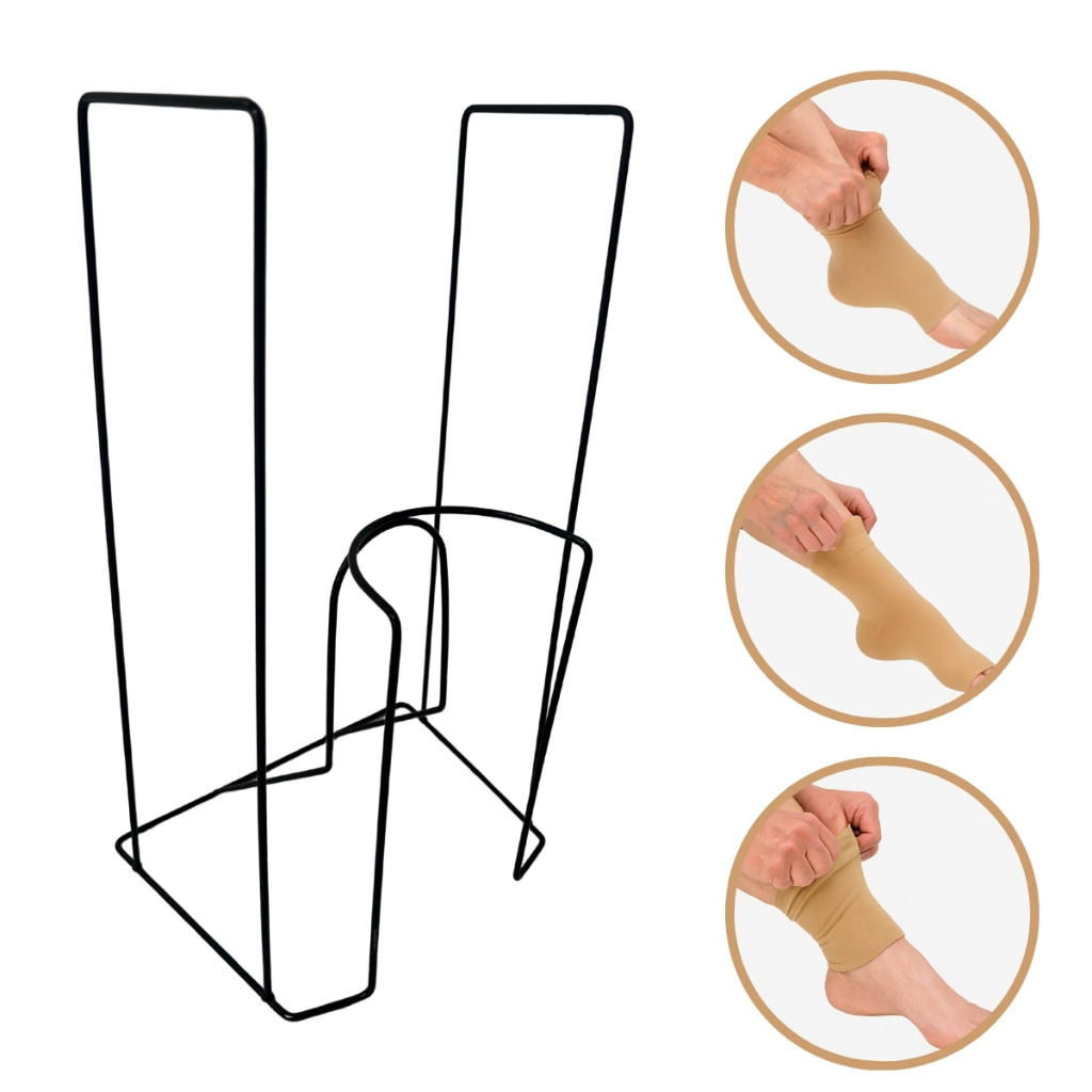 Suporte Calçador Para Meia Elástica Ortopédica De Compressão Deslizador Prático