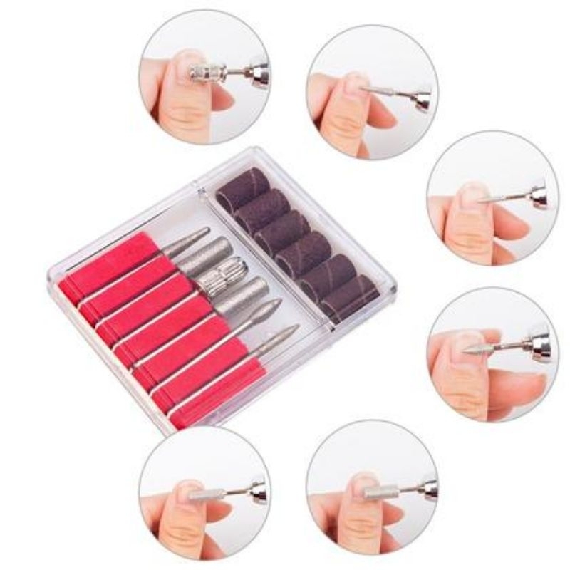 Lixadeira Lixa Elétrica Unha Manicure Com Motor Profissional Salão Beleza