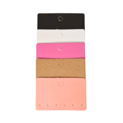 100 Und Tags Para Brincos 3 Pares Argolinha Várias Cores