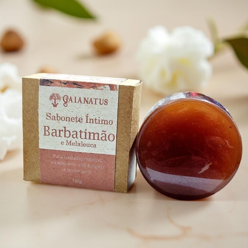 Sabonete Íntimo Natural de Barbatimão e Melaleuca – Equilíbrio e Bem-Estar Feminino