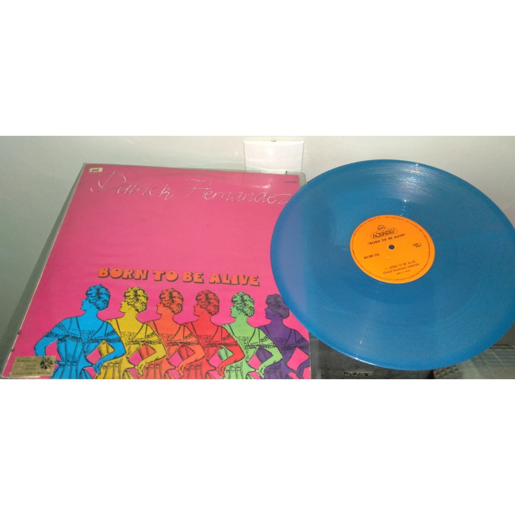 LP Patrick Hernandez Born To Be Alive 12" Disco Vinil Azul