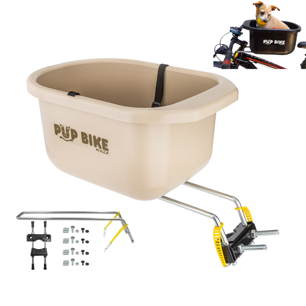 Cadeirinha Dianteira Kalf Pup P/ Pet Cães E Gatos Bicicleta