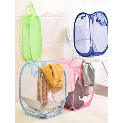 Cesto Organizador Grande Para Roupas e Brinquedos Dobrável Furadinho Multiuso Roupa Suja 33*33*56 E 40*40*70