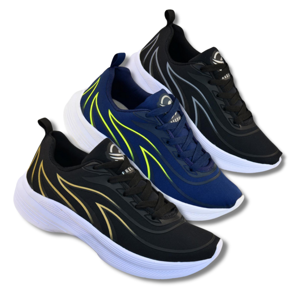 Tênis Esportivo Masculino Ideal para Atividades Físicas - Solado Leve e Macio, Tênis Confortável - Lançamento 2025