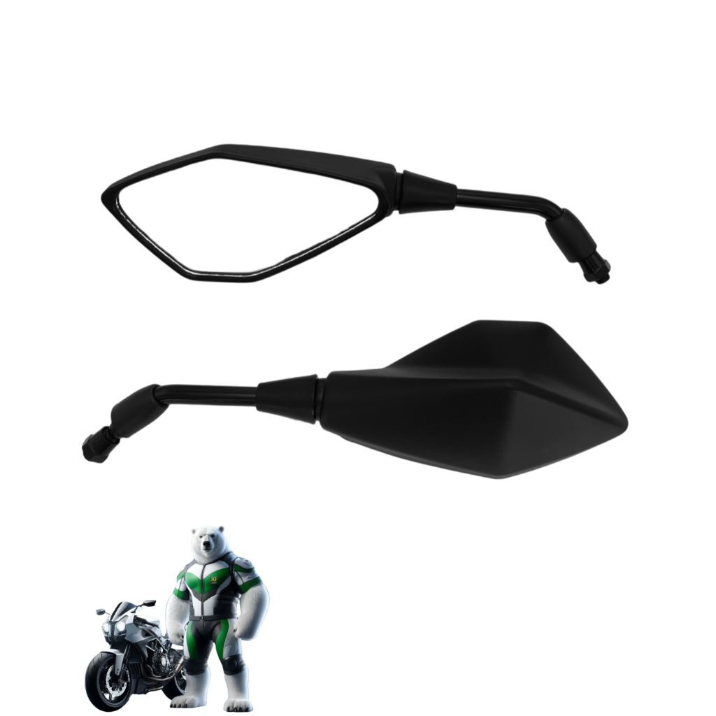 Retrovisor Z400 Kawasaki Rebaixado Haste Longa Rosca Honda em Oferta na Shopee