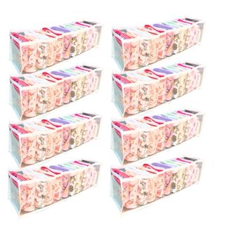 8 Colmeia Organizadora de Gaveta bebê/Adulto/Organizador de guarda roupa – Tamanhos P, M, G e GG em Oferta na Shopee