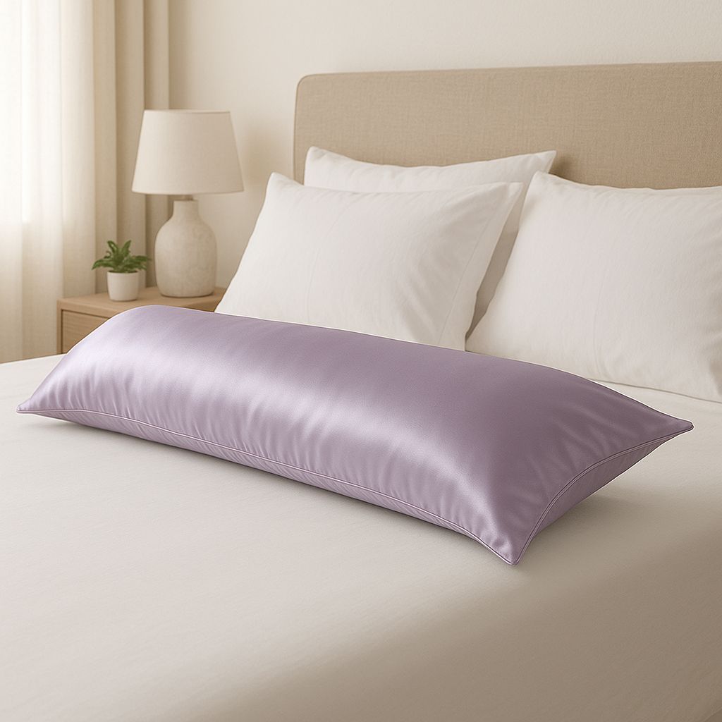 Capa Fronha De Xuxão de Cetim Travesseiro de corpo varias Cores com Zíper