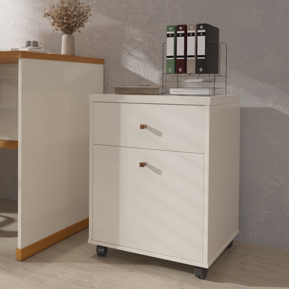 Gaveteiro Arquivo Office MDP Rodízio Berlin - ViaNossa em Oferta na Shopee