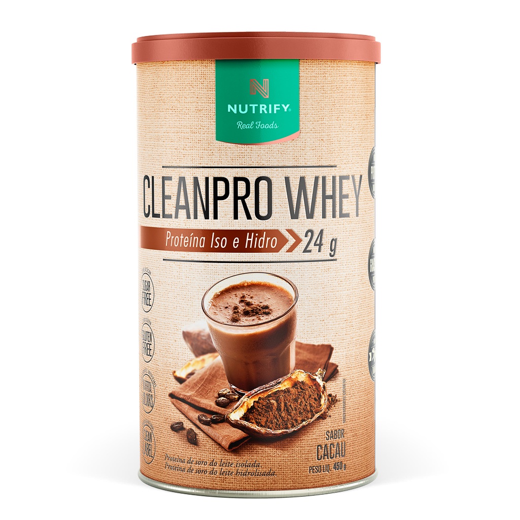 Nutrify CleanPro Whey Nutrify 450g - Proteína Pura para Força e Recuperação - Health
