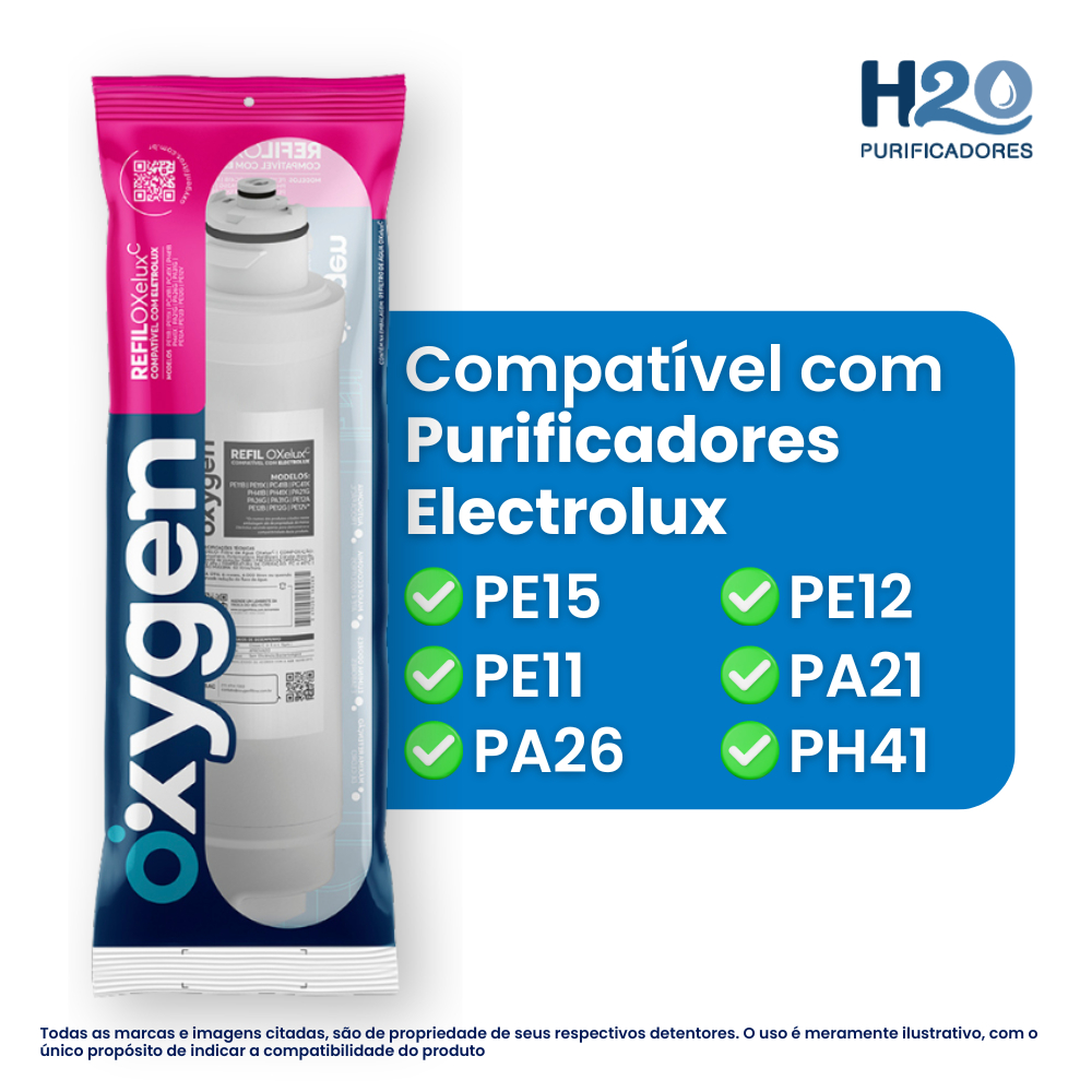 Detalhes do Kit 2 Refil Vela Filtro Compatível Electrolux Acqua Pure Pe12a/pe12b/pe12g/pe12v