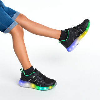 Tênis Infantil Juvenil Rodinha Menino Menina Escola Dia a Dia Correr Deslizar em Oferta na Shopee