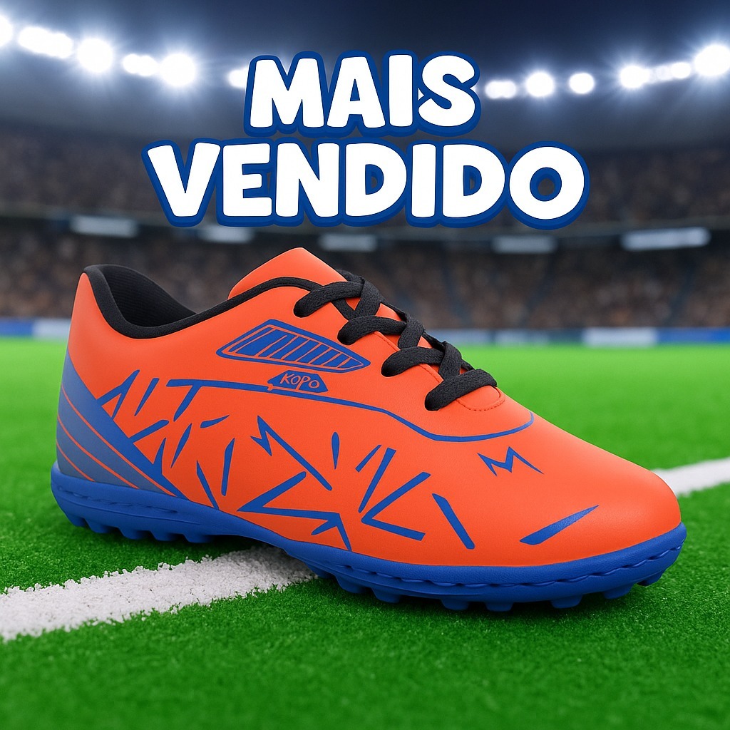 Chuteira Infantil Society masculino  28-33 Costura Reforçada Confortável Alta Aderência Envio Rápido