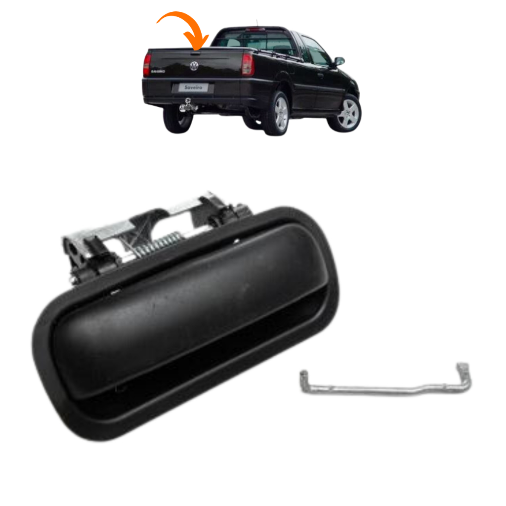 Maçaneta Tampa Caçamba Traseira Saveiro 1997 2009 G2 G3 G4 em Oferta na Shopee