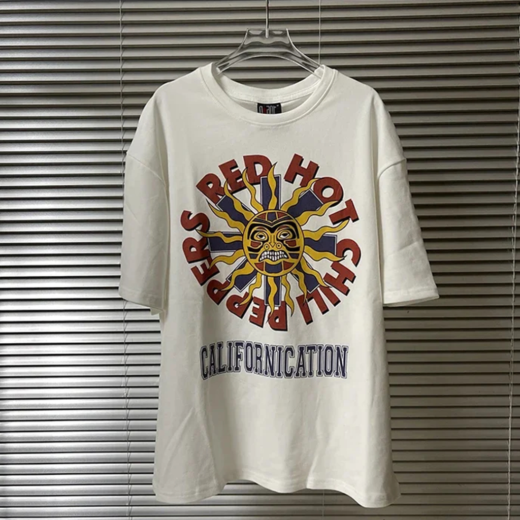 Camiseta T-shirt Unissex Red Hot Chili Peppers Californication