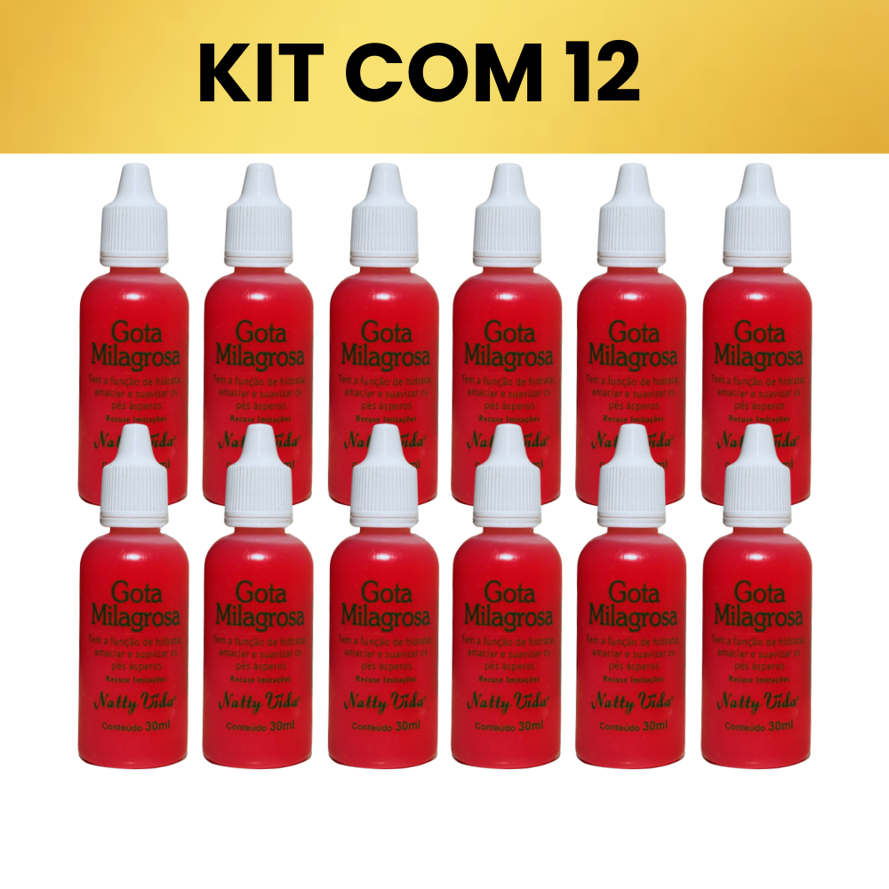 12 Gota Milagrosa para os pés 30Ml contra rachaduras e ressecamentos em Oferta na Shopee
