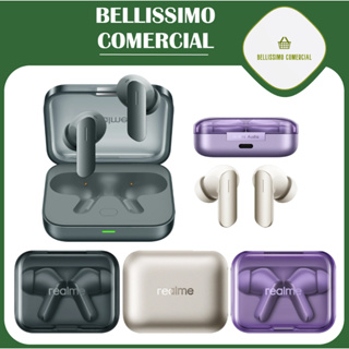 Realme Buds Air 7 – Fones TWS com ANC de 52dB, Drivers de 12,4mm, Áudio Hi-Res, IP55 e Conectividade Bluetooth 5.4 em Oferta na Shopee