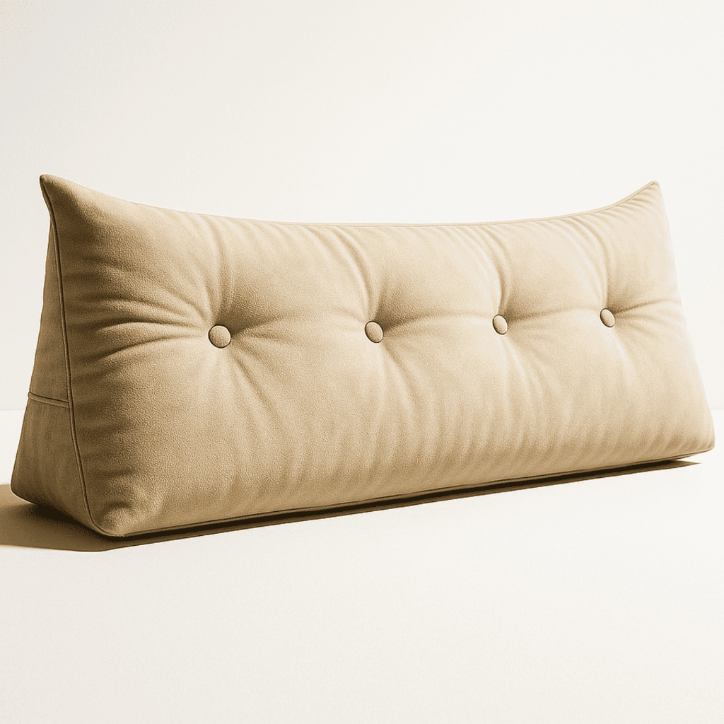 Almofada De Cabeceira Cama Para Apoio Lombar Confortável Com Suporte Exclusivo De Celular/Controle em Oferta na Shopee