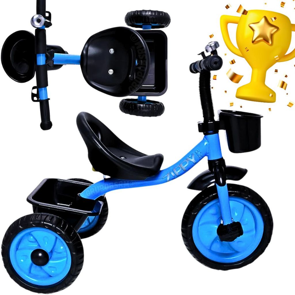 Triciclo bicicleta 3 rodas infantil para aprender a pedalar coordenação motora criança 1 a 5 anos