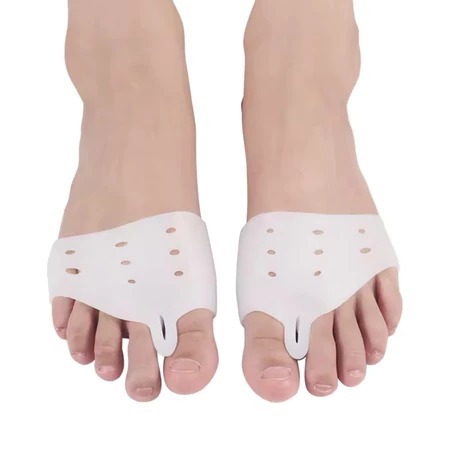 Par Protetor Para Metatarso Metatarsalgia e Corretivo Para Joanete Em Gel Protetor De Joanete