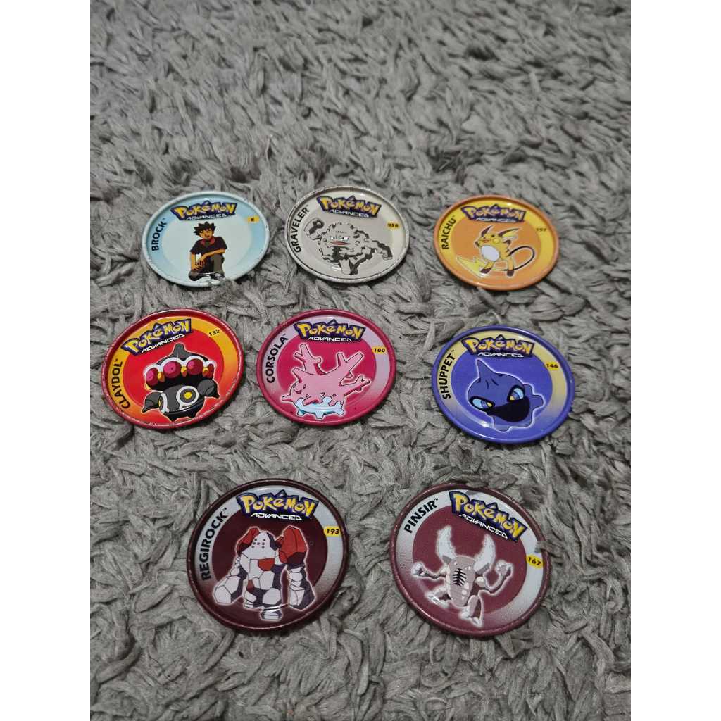 Tazo Pokémon Advanced | 8 Unidades