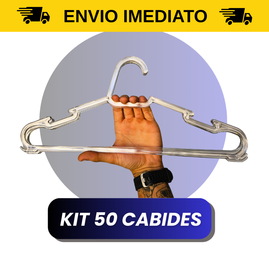 Kit Cabide acrílico TRANSPARENTE Cabide Reforçado para roupas adulto Cristal envio imediato em Oferta na Shopee