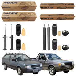 KIT 4 AMORTECEDOR PARATI E SAVEIRO QUADRADA DE 1984 A 1996 NAKATA + KIT