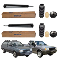 PAR AMORTECEDOR DIANTEIRO PARATI E SAVEIRO QUADRADA DE 1984 A 1996 MONROE + KIT
