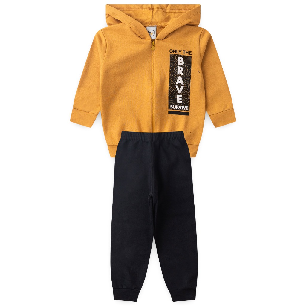 Conjunto Infantil Masculino Jaqueta Brave