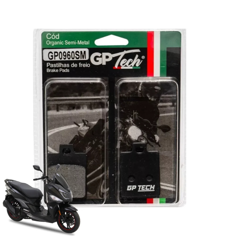 Pastilha Freio GP TECH 0960SM Traseira Dafra Cruisym 150 2021 Em diante em Oferta na Shopee