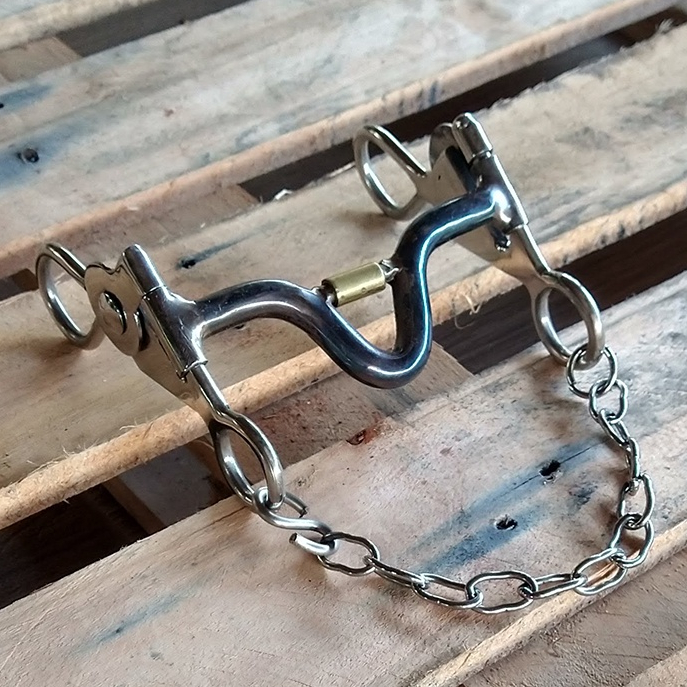 Freio Tabatinga Para Cavalo Material em Inox com Bocal Ferro e Salivador Envio Imediato em Oferta na Shopee