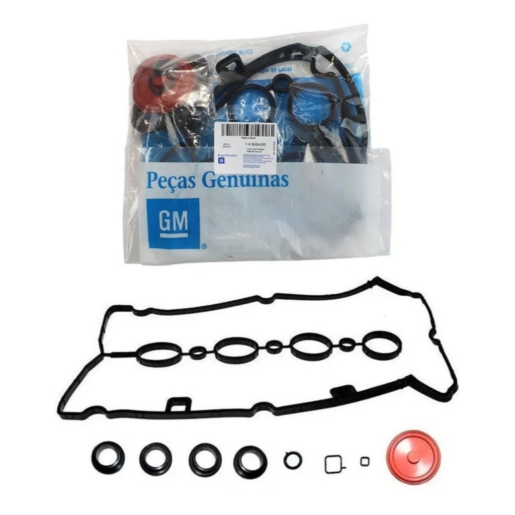 Kit Junta da Tampa de Válvula Chevrolet Tracker 1.8 Cruze 1.8 Sonic 1.6 Ecotec 55354237 55564395