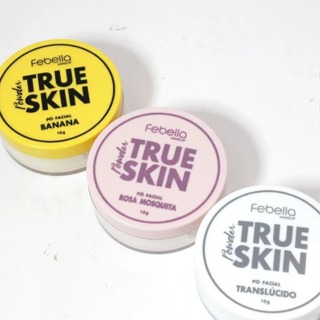 Pó Facial Solto True Skin Febella Escolha o Seu em Oferta na Shopee