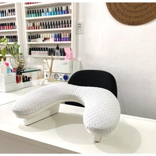 Apoio de Mão - Apoiador de Mão Comfort Branco - Nail Designer Manicure- Alongamento de Unha em Oferta na Shopee